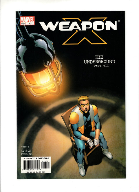 Weapon X, Vol. 2 #13A  Marvel Comics 2003