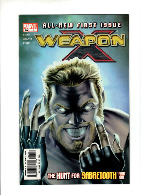 Weapon X, Vol. 2 #1A  Marvel Comics 2002