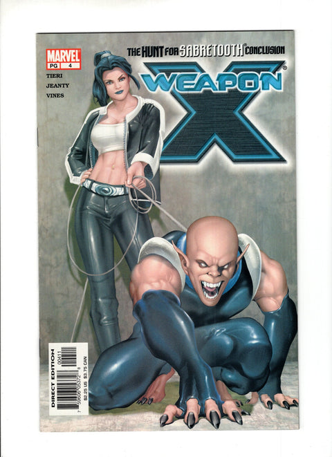 Weapon X, Vol. 2 #4A  Marvel Comics 2002