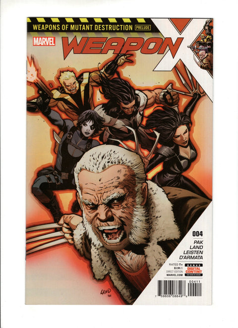 Weapon X, Vol. 3 #4A  Marvel Comics 2017
