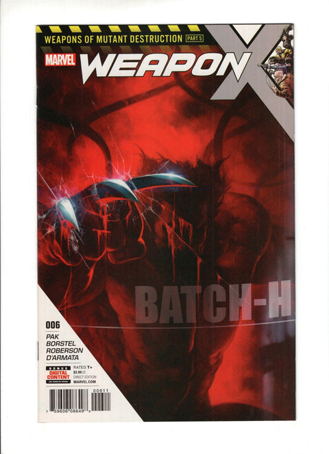 Weapon X, Vol. 3 #6A  Marvel Comics 2017
