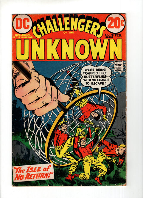 Challengers of the Unknown, Vol. 1 #78  DC Comics 1973