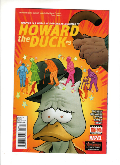 Howard the Duck, Vol. 4 #3A  Marvel Comics 2015
