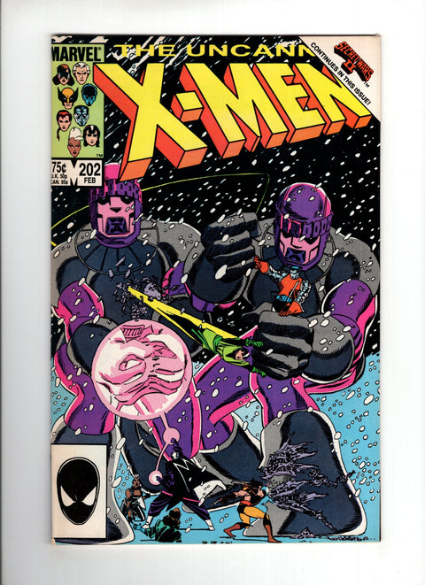 Uncanny X-Men, Vol. 1 #202A  Marvel Comics 1985