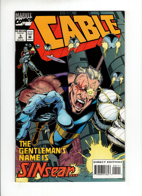 Cable, Vol. 1 #5A  Marvel Comics 1993