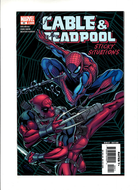 Cable & Deadpool #24A First meeting of Spider-Man and Deadpool Marvel Comics 2006