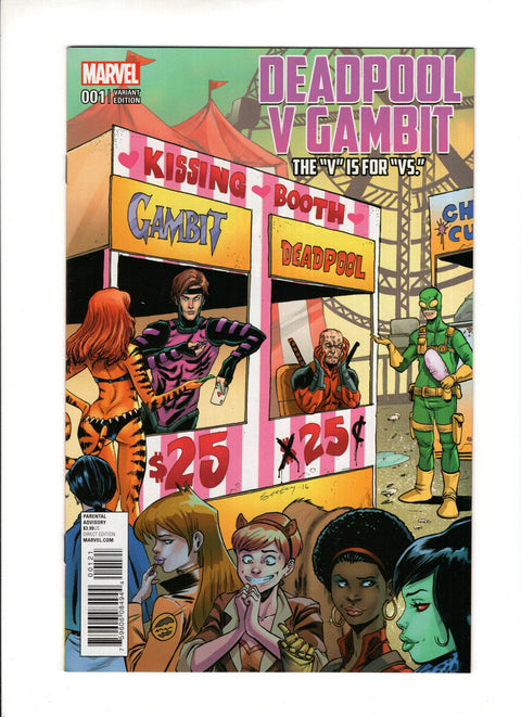 Deadpool V Gambit #1B Variant Tim Seeley Cover Marvel Comics 2016