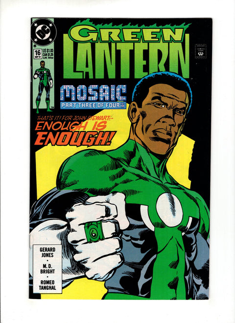 Green Lantern, Vol. 3 #16A  DC Comics 1991