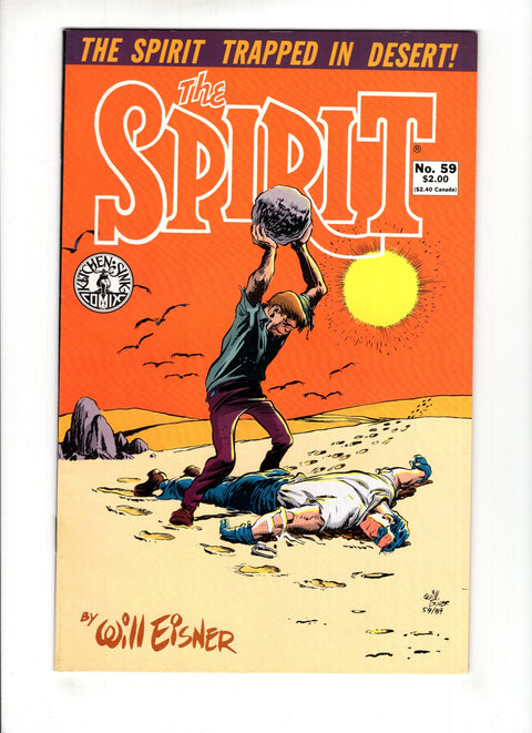 The Spirit (1983-1992) #59  Kitchen Sink Press 1989