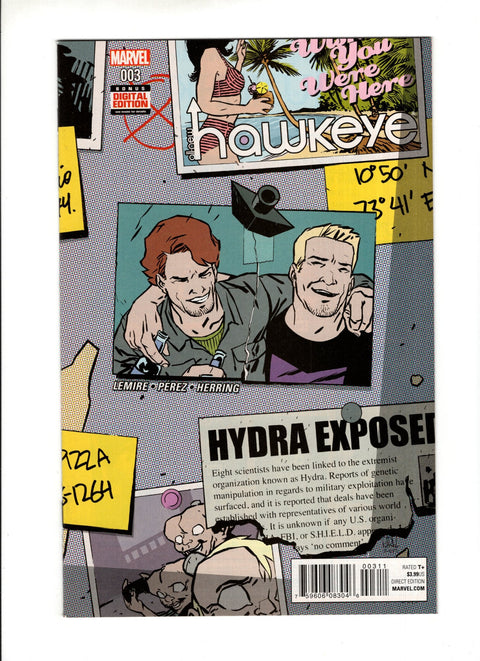 All-New Hawkeye, Vol. 2 #3A  Marvel Comics 2016