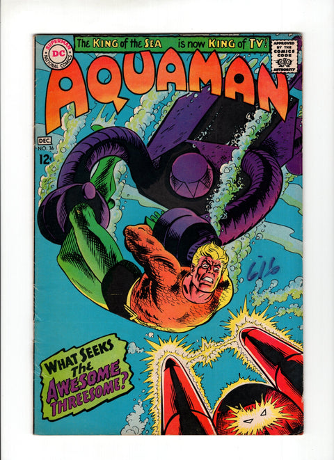 Aquaman, Vol. 1 #36  DC Comics 1967