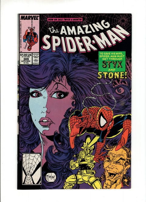 The Amazing Spider-Man, Vol. 1 #309A  Marvel Comics 1988