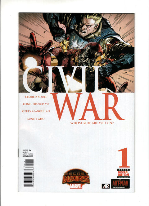 Civil War, Vol. 2 #1A  Marvel Comics 2015