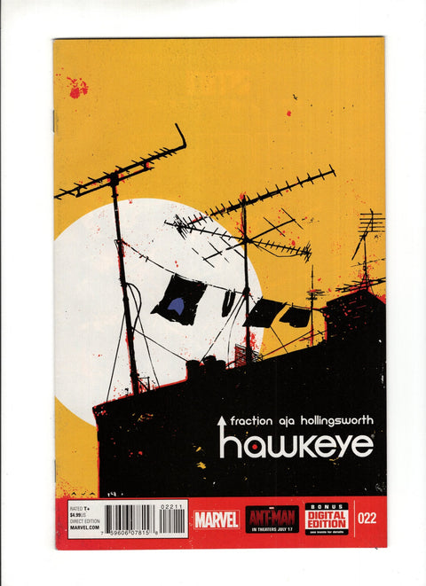 Hawkeye, Vol. 4 #22 Final Issue Marvel Comics 2015