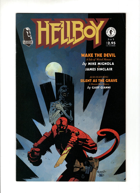 Hellboy: Wake the Devil #3  Dark Horse Comics 1996