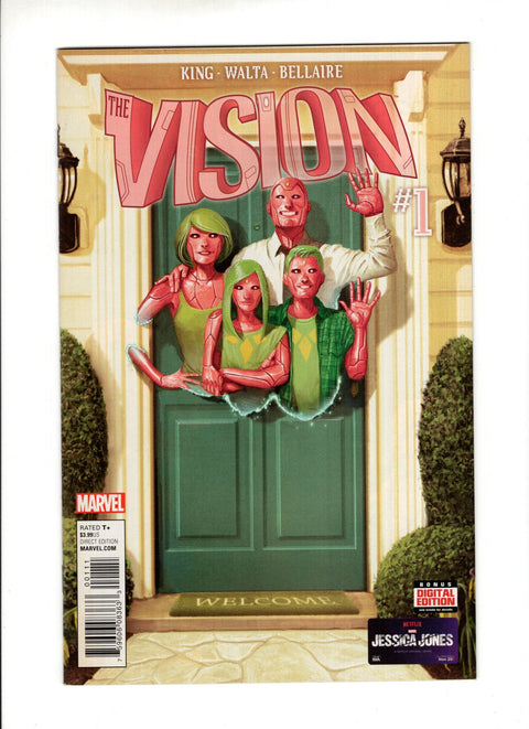 Vision, Vol. 3 #1A First appearance of Viv, Vin and Virginia Vision Marvel Comics 2015