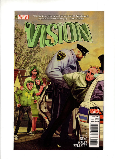 Vision, Vol. 3 #5A  Marvel Comics 2016
