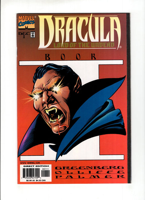 Dracula: Lord of the Undead #1-3 Complete Series Marvel Comics 1998