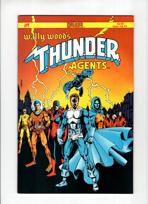 Wally Wood's T.H.U.N.D.E.R. Agents #1-5 Complete Series Deluxe Comics 1984