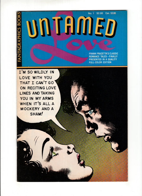 Frank Frazetta's Untamed Love #1A  Fantagraphics 1987