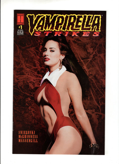 Vampirella Strikes, Vol. 1 #1A First published work by Ed McGuinness Harris Comics 1995