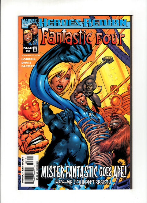 Fantastic Four, Vol. 3 #3A  Marvel Comics 1998