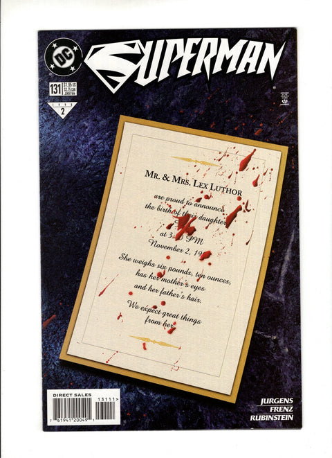 Superman, Vol. 2 #131A  DC Comics 1997