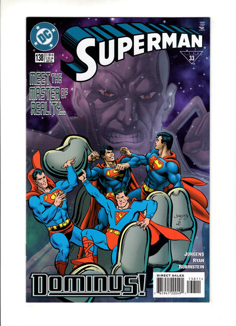 Superman, Vol. 2 #138A  DC Comics 1998