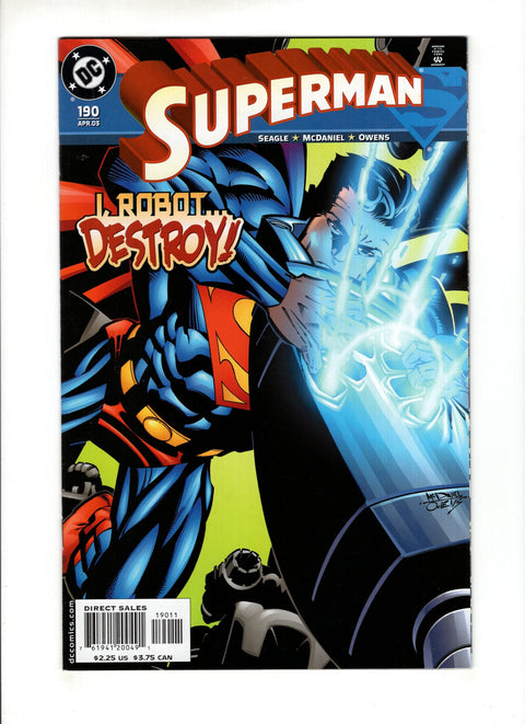 Superman, Vol. 2 #190A  DC Comics 2003