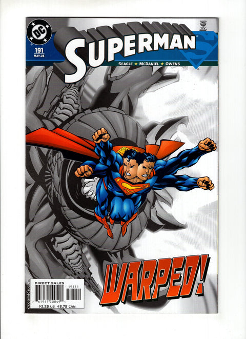 Superman, Vol. 2 #191A  DC Comics 2003
