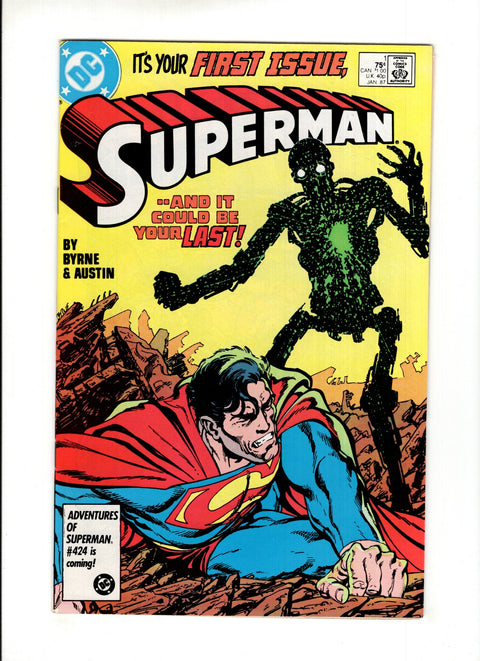 Superman, Vol. 2 #1A  DC Comics 1986