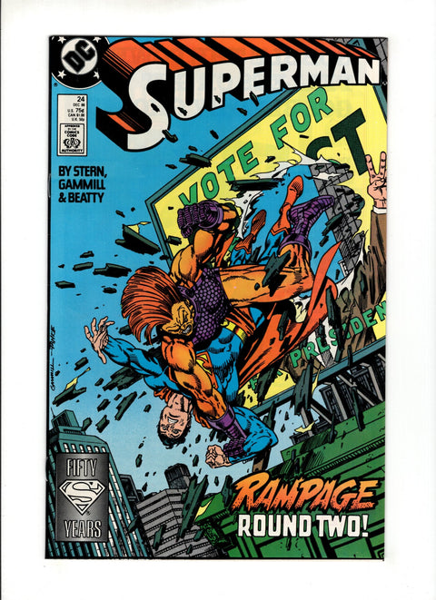 Superman, Vol. 2 #24A  DC Comics 1988