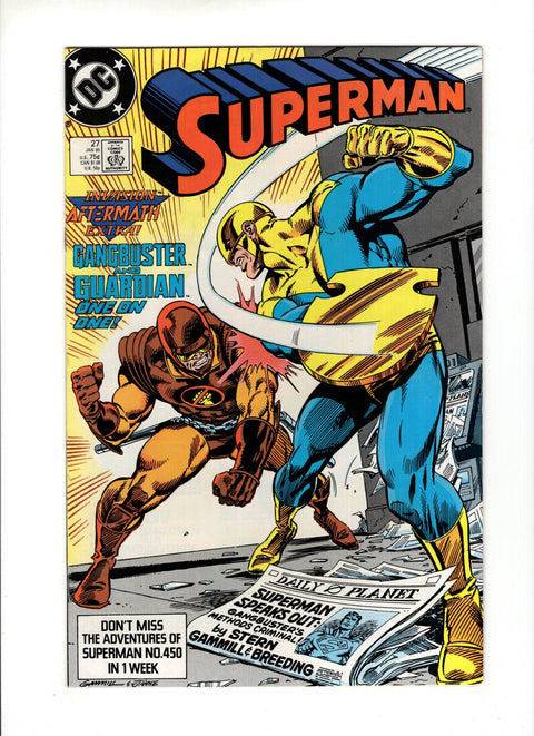 Superman, Vol. 2 #27A  DC Comics 1989