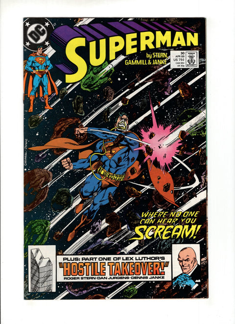 Superman, Vol. 2 #30A  DC Comics 1989
