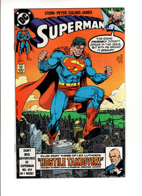Superman, Vol. 2 #31A  DC Comics 1989
