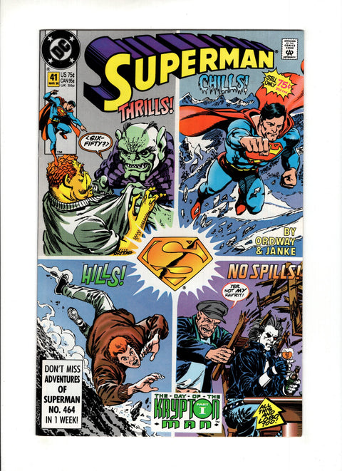 Superman, Vol. 2 #41A  DC Comics 1990