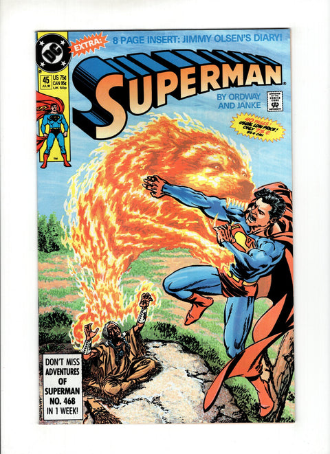Superman, Vol. 2 #45A  DC Comics 1990