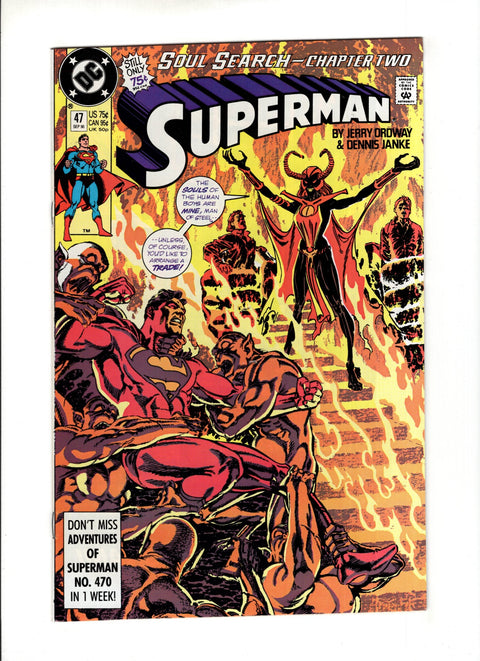Superman, Vol. 2 #47A  DC Comics 1990