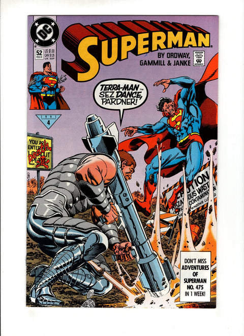 Superman, Vol. 2 #52A  DC Comics 1991