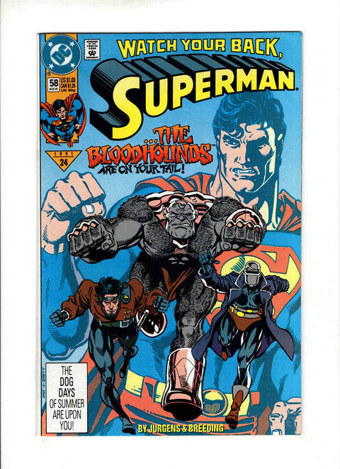 Superman, Vol. 2 #58A  DC Comics 1991