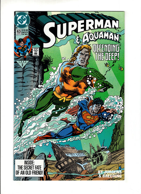 Superman, Vol. 2 #63A  DC Comics 1992