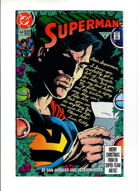 Superman, Vol. 2 #64A  DC Comics 1991