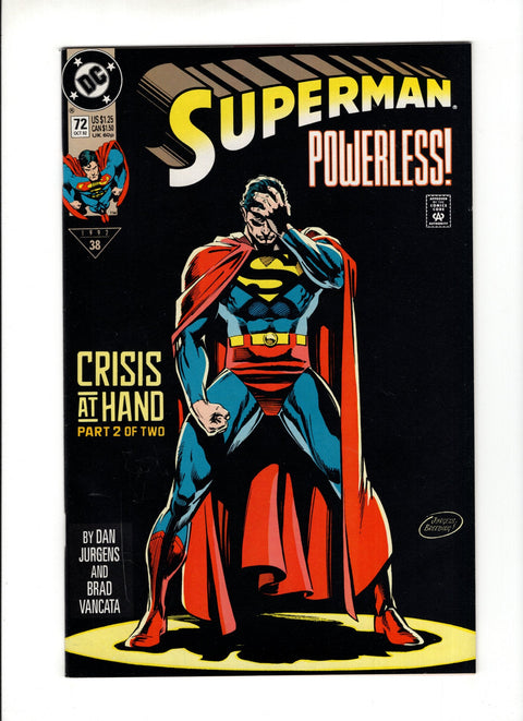 Superman, Vol. 2 #72A  DC Comics 1992