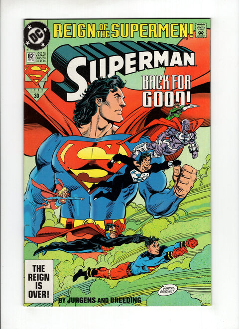 Superman, Vol. 2 #82A  DC Comics 1993