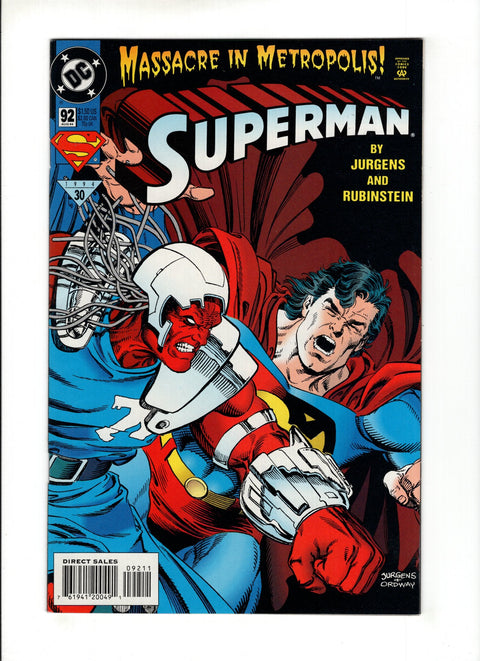 Superman, Vol. 2 #92A  DC Comics 1994