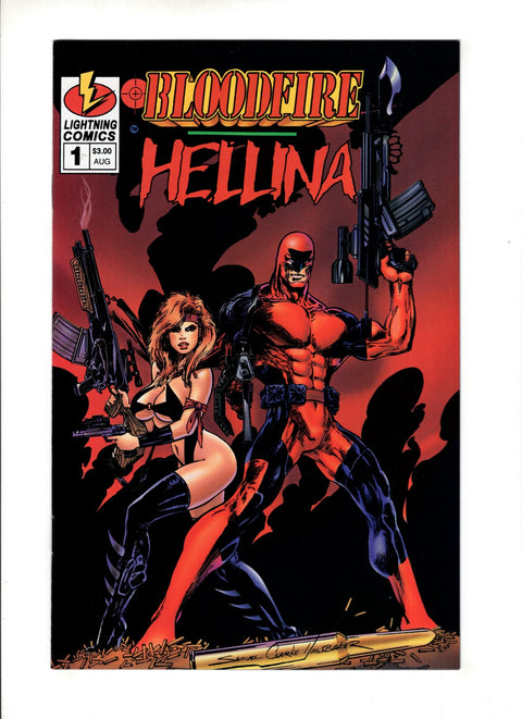 Bloodfire / Hellina #1A  Lightning Comics 1995