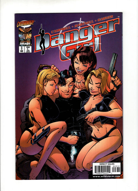 Danger Girl #3B Variant Cover Image Comics 1998