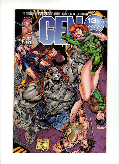 Gen 13, Vol. 1 (1994) #3A  Image Comics 1995