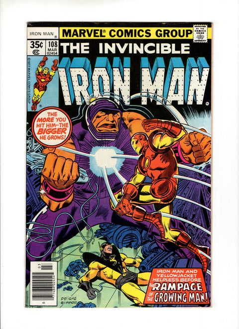 Iron Man, Vol. 1 #108A  Marvel Comics 1978