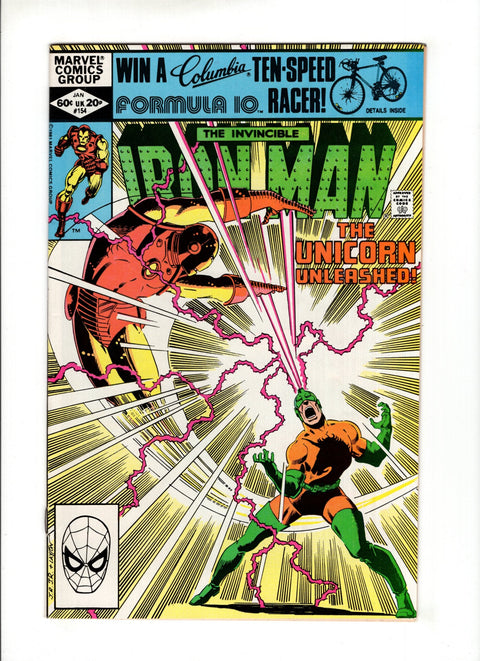 Iron Man, Vol. 1 #154A  Marvel Comics 1982